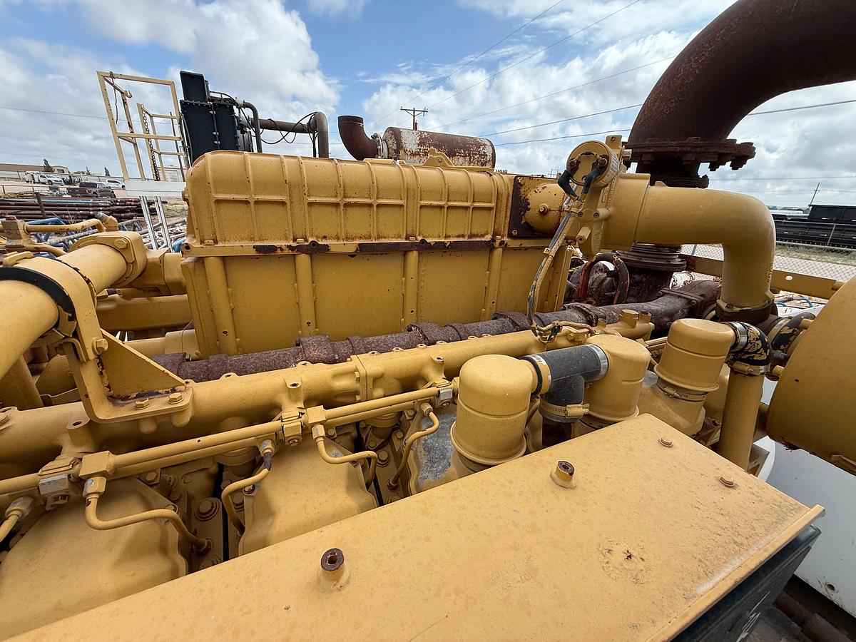 Used 2011 GARDNER DENVER PZ11 TRIPLEX DRILLING MUD PUMP P/B CATERPILLAR 3512, SKIDDED