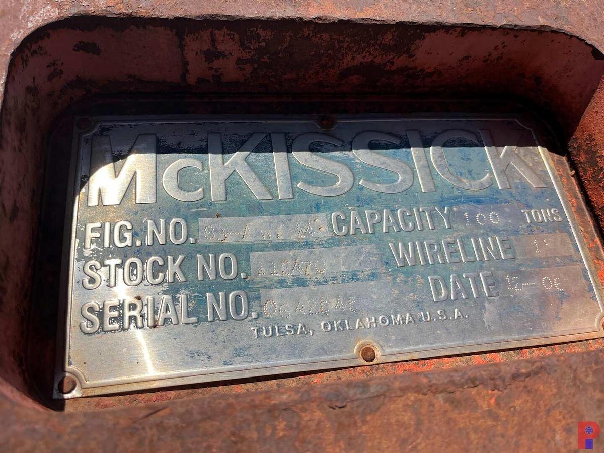 Used 2006 MCKISSICK 83A WT 24” SH 100 TON WELL SERVICE BLOCK