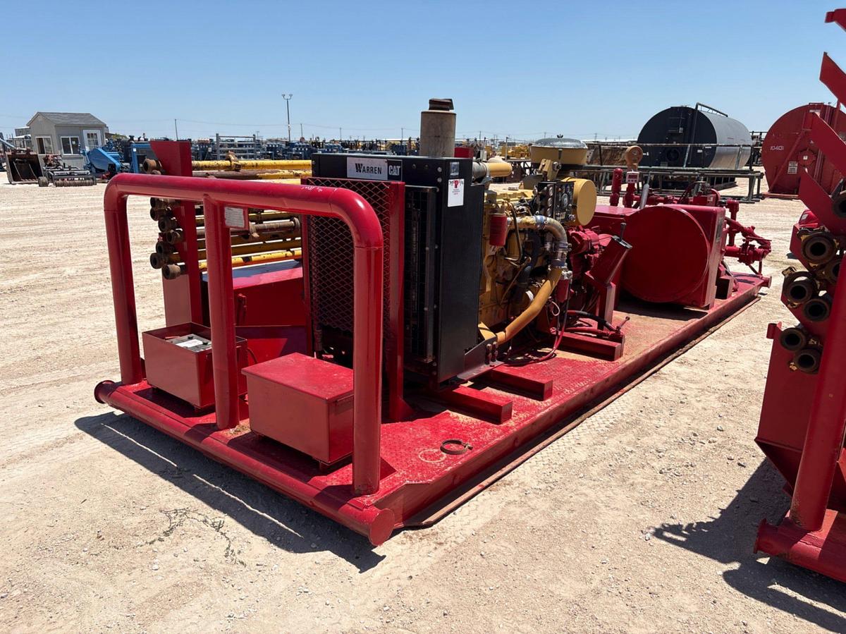 Used NOV 200T/JWS-340 pump unit, skidded