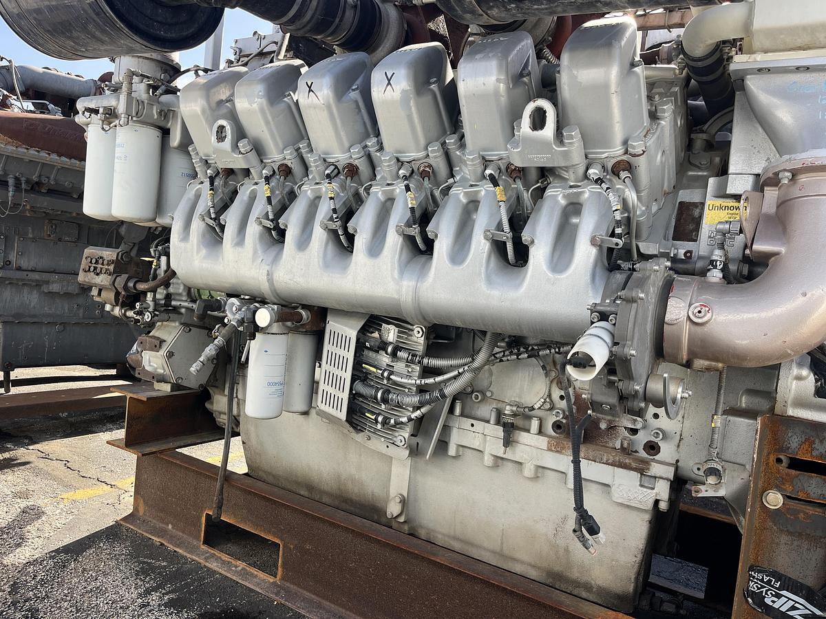 Used MTU 12V4000 2,250 HP FRAC PUMP DIESEL ENGINE