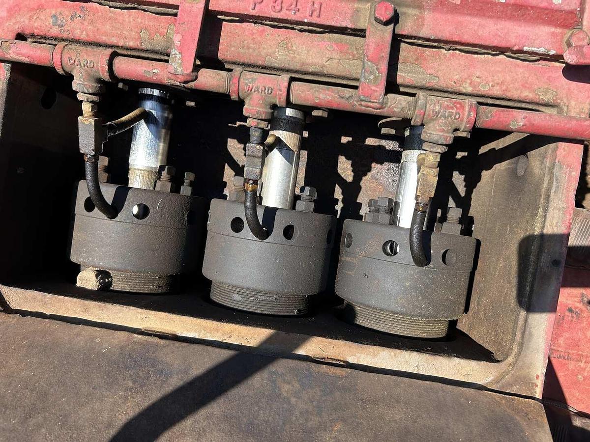 Used GASO 3969 WS 4" X 5 SKID MTD TRIPLEX WELL SERVICE PUMP