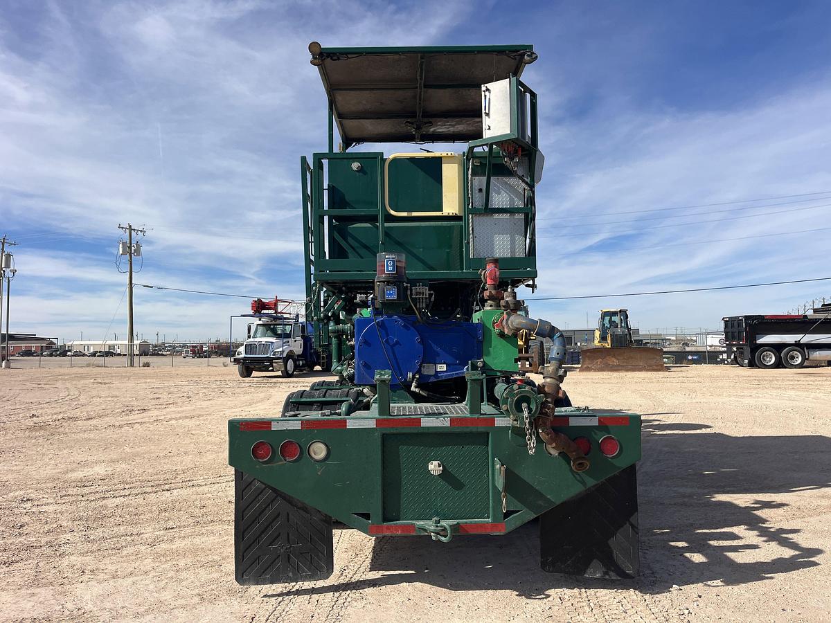 Used WEIR SPM 600-HP 15K WP TRIPLEX PUMP UNIT MTD ON 2008 KENWORTH T800 T/A TRUCK