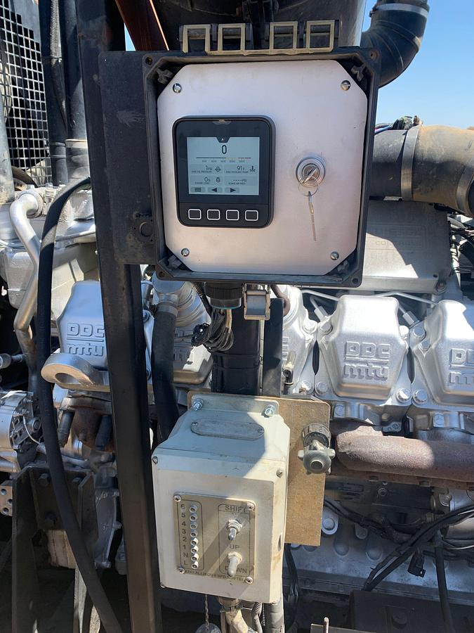 Used 2013 GARDNER DENVER GD-2250T 10K WP TRIPLEX PUMP (NEW REBUILD) P/B MTU 12V2000 1005-HP, SKIDDED