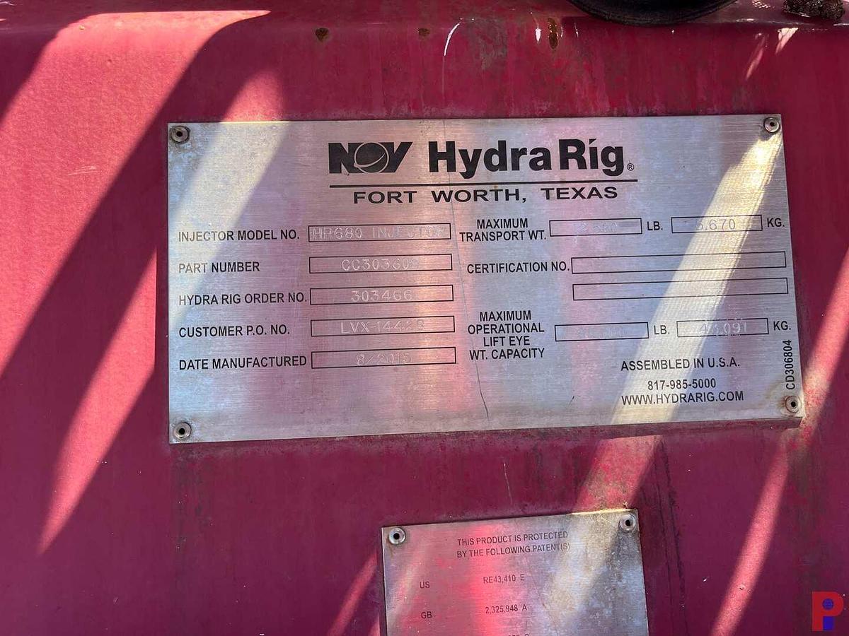 Used 2014 SERVA GROUP 2” 4-AXLE COIL TUBING TRAILER W/ HR6100 INJECTOR HEAD