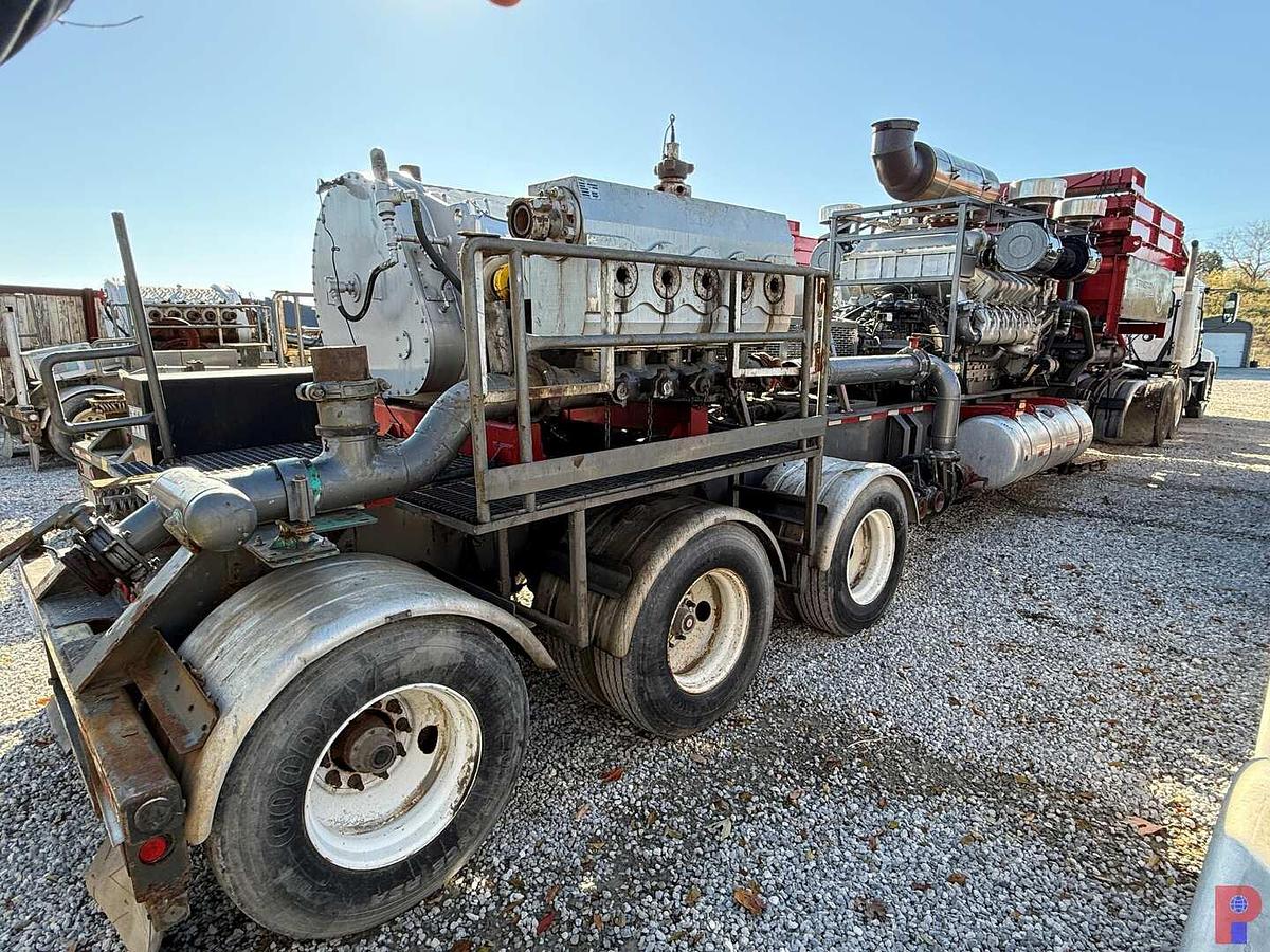 Used 2012 UE MANUFACTURING 2250 HP QUINTUPLEX 3-AXLE FRAC PUMP TRAILER (FIELD READY)