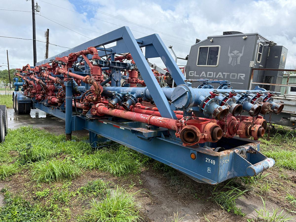 Used 2012 WORLEY WELDING WORKS T/A FRAC MISSILE MANIFOLD TRAILER