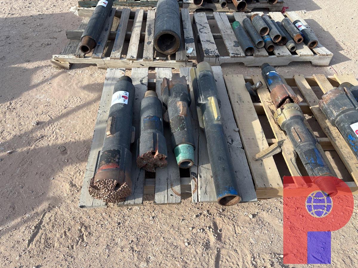 Used (4) bullnose & piranha mills, 6-3/4” - 8-1/2”od