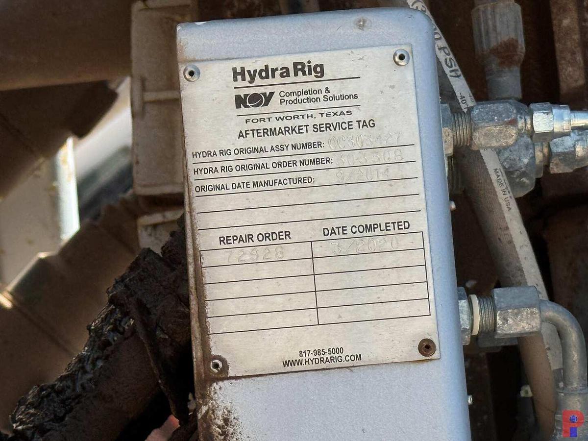 Used 2015 HYDRA RIG HR6100 15K 2-3/8" COIL TUBING TRAILER