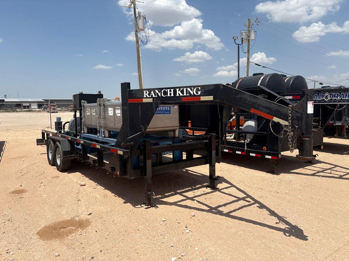 Used 2011 RELIABLE PUMPS T/A GOOSENECK 15K HYDROSTATIC TEST TRAILER