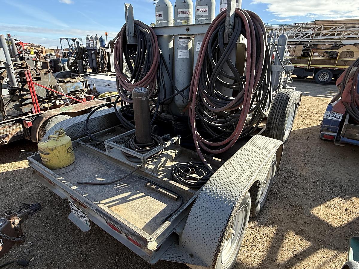 Used 10’ T/A SHOP BUILT 2-STATION ACCUMULATOR TRAILER