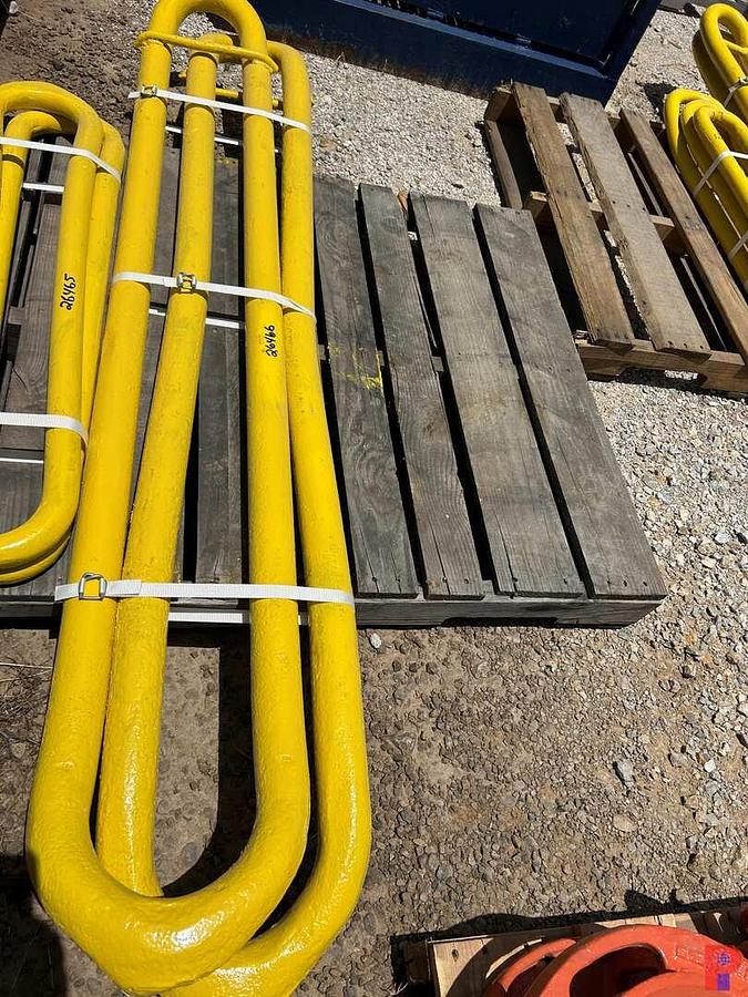 Used (2) 2-1/2”OD X 72”L PERFECTION ELEVATOR LINKS