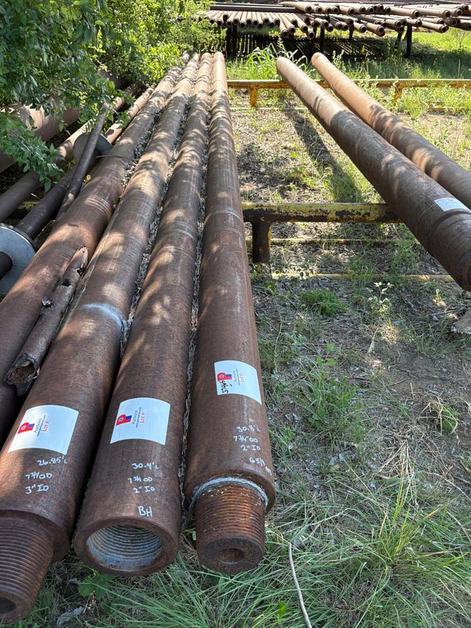 Used 7-3/4”OD x 2”ID x 30.8’L 6-5/8reg SLICK DRILL COLLAR
