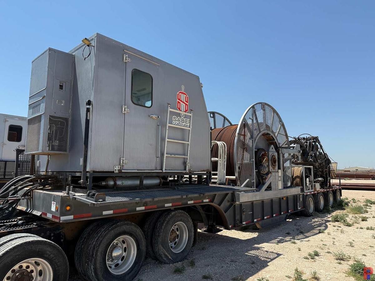 Used 2012 TOTAL EQUIPMENT AND SERVICE 15K 1-1/4” 4-AXLE COIL TUBING  TRAILER