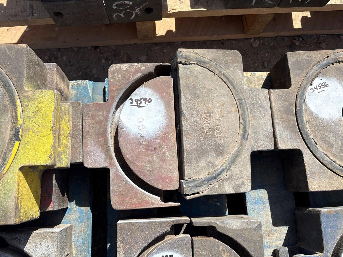 Used SET OF (2) BLIND REEDY BOP RAMS