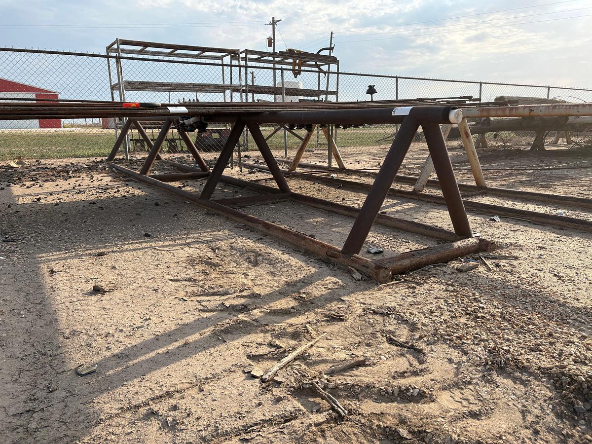 Used (2x$) 20’ x 32” triangle pipe racks