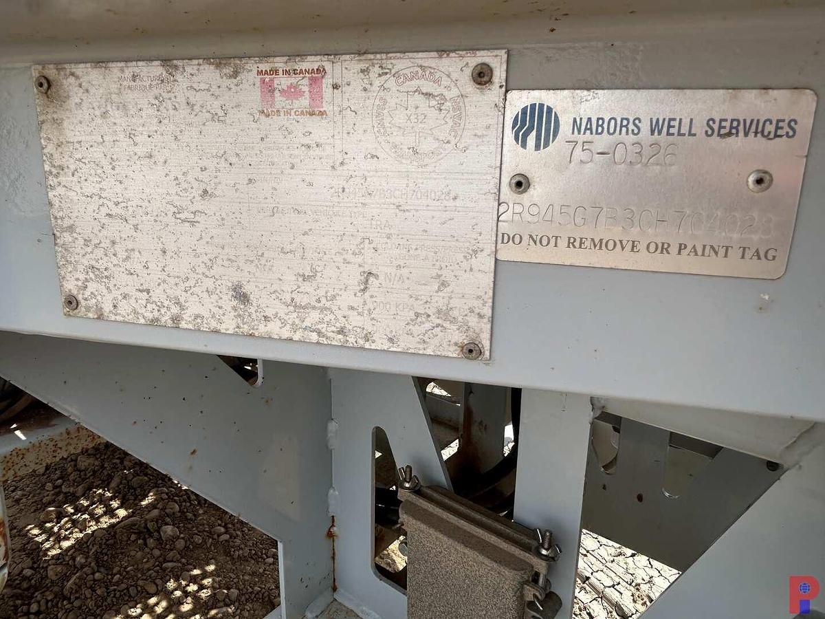 Used 2012 RANGELAND 3545T 52’  T/A HYDRAULIC PIPE HANDLER TRAILER