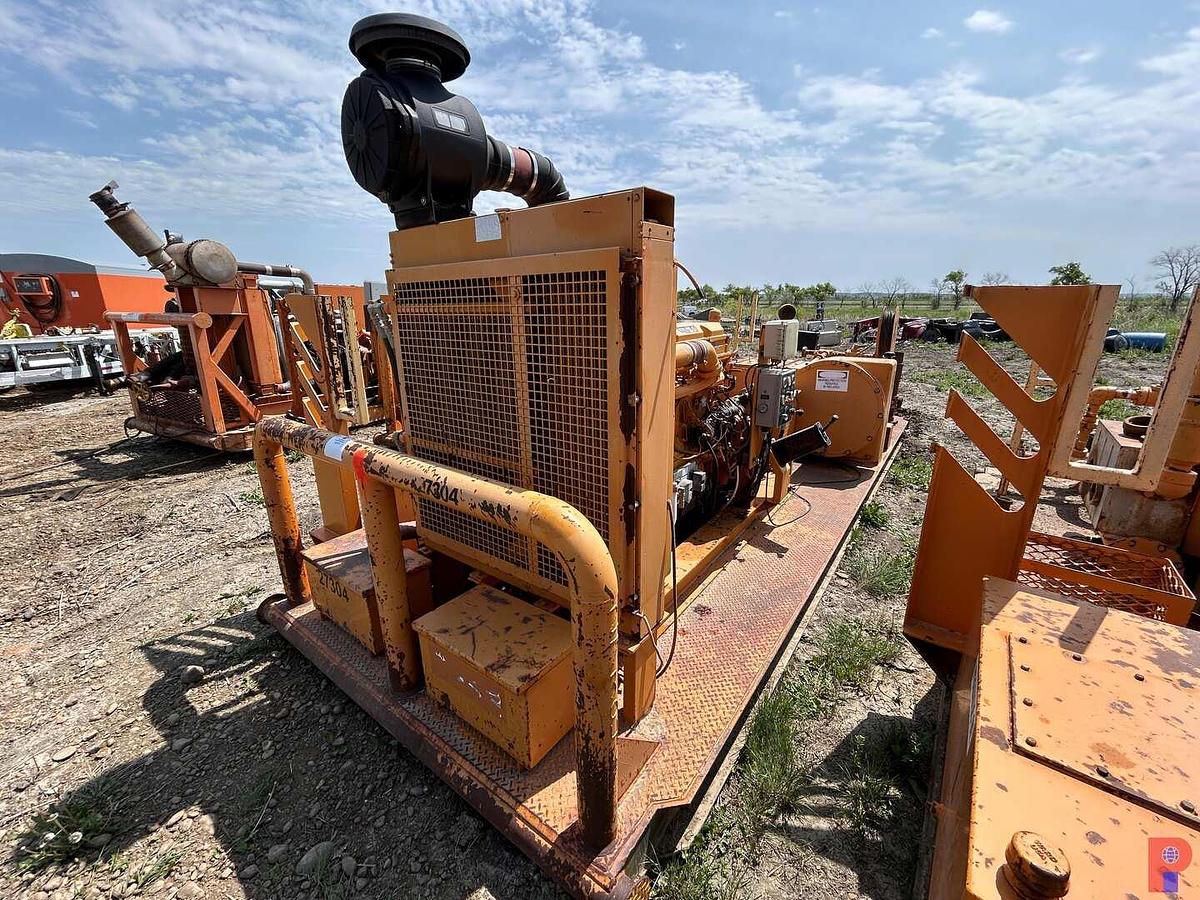 Used NATIONAL OILWELL JWS-340 TRIPLEX WELL SERVICE PUMP P/B DETROIT 60 SERIES W/ ALLISON TRANS.
