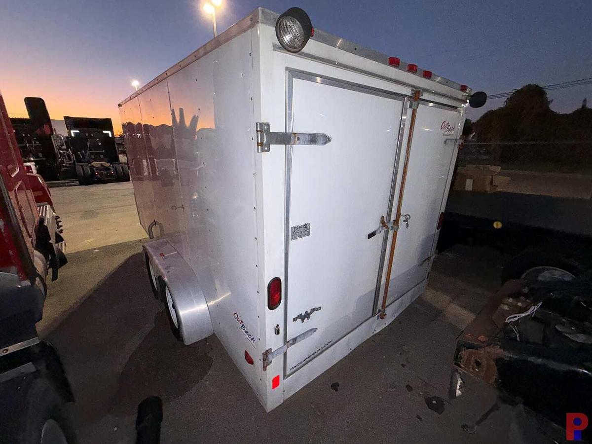 Used 2010 PACE AMERICAN 14’ T/A FUEL TRANSFER PUMP BUMPER CARGO TRAILER