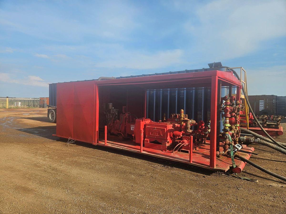 Used National JWS 165 Triplex Well Service Pump