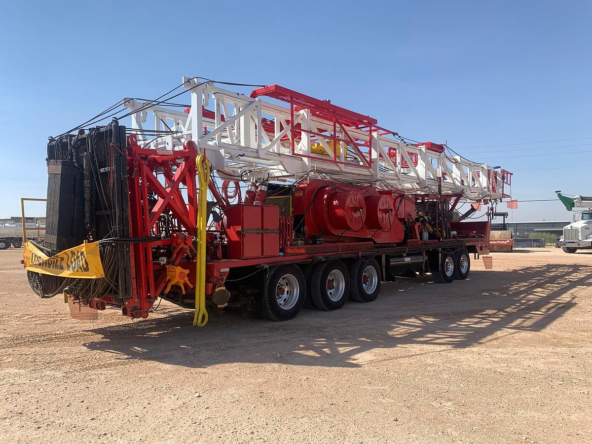Used 2012 EAGLE 5-AXLE WELL SERVICE RIG 104'x300k MAST (2022 Cat IV, FULLY TOOLED WITH CERTIFICATION PAPERWORK, FEILD READY)