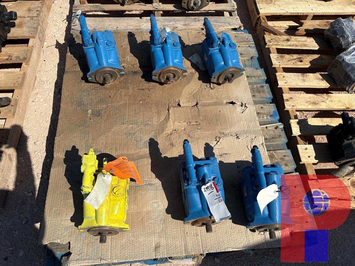 Used (6) EATON HYDRAULIC MOTORS
