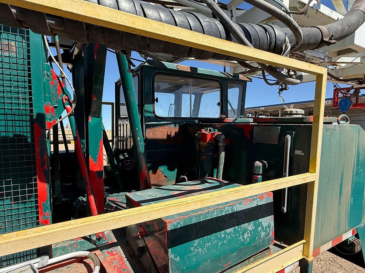Used 2006 SJ PETRO XJ450 105’-303K LBS. 5-AXLE MOBILE DRILLING RIG