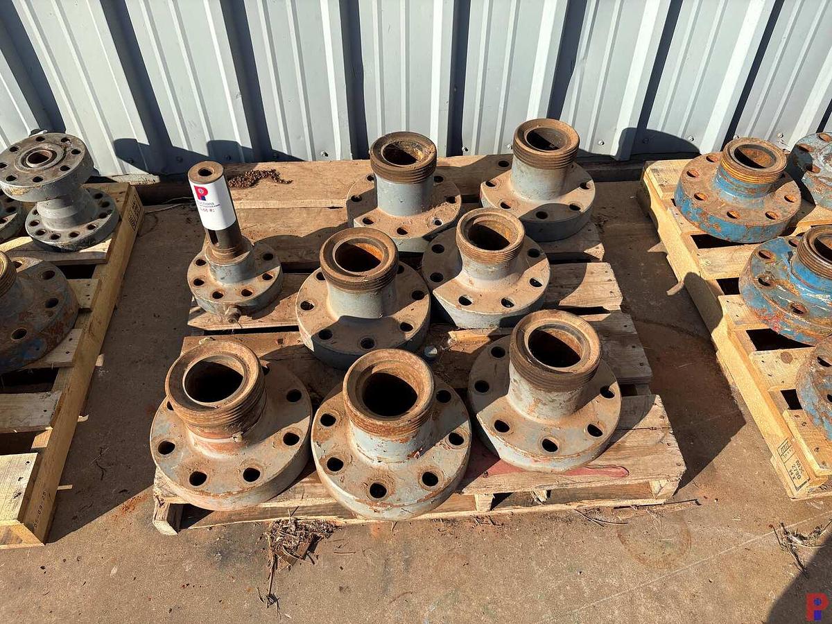 Used (7) 4” WECO FLANGES & (1) FLANGED STEM PROTECTOR
