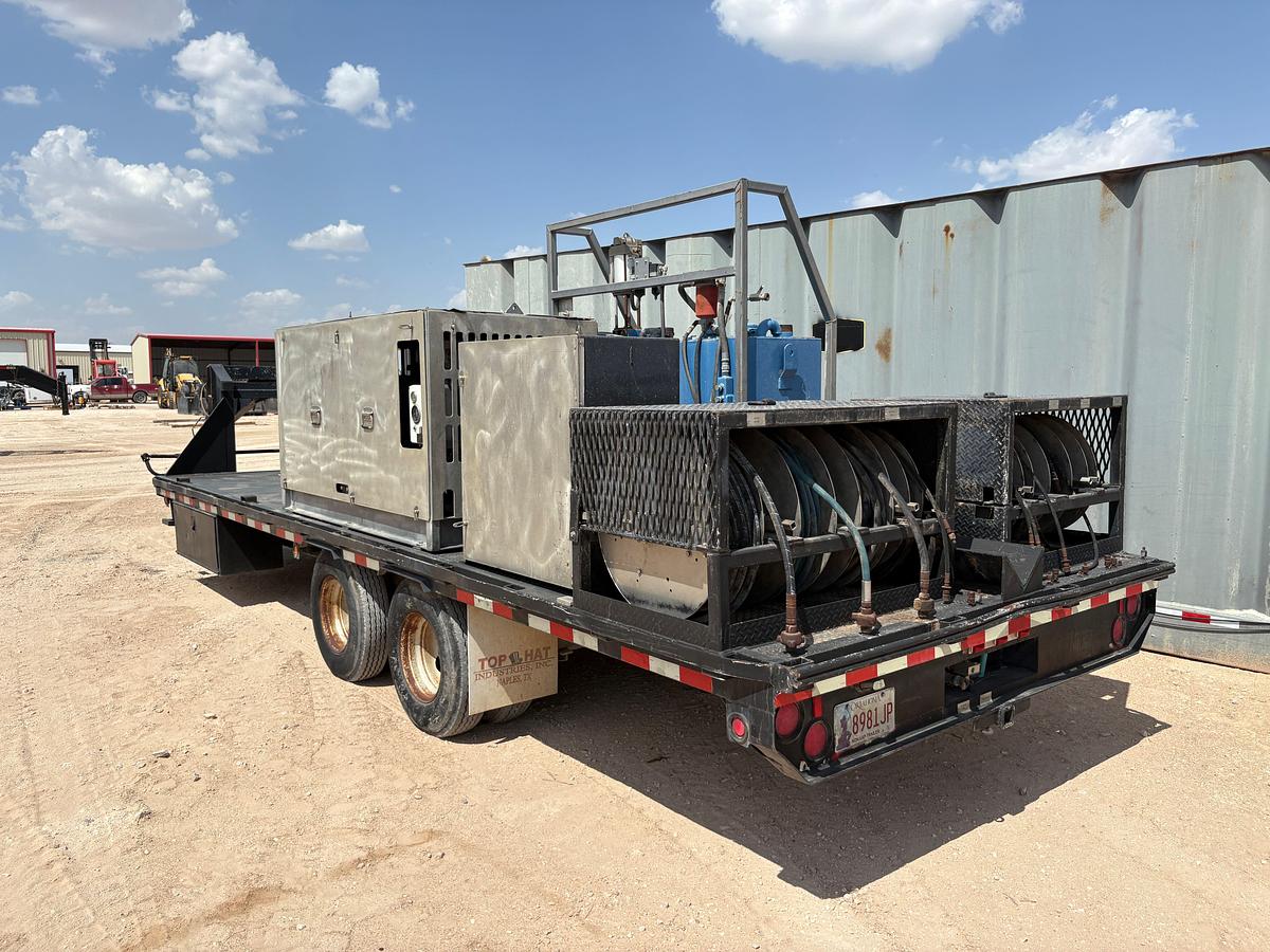 Used STS 24’ x 101” t/a gooseneck grease injection trailer