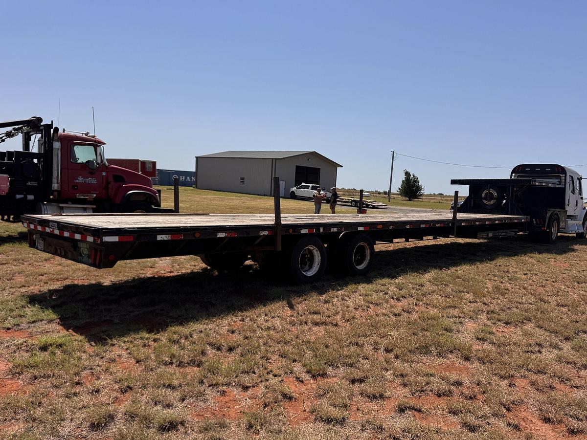Used 2014 PJ 40' TANDEM DUAL WHEEL FLATBED TRAILER