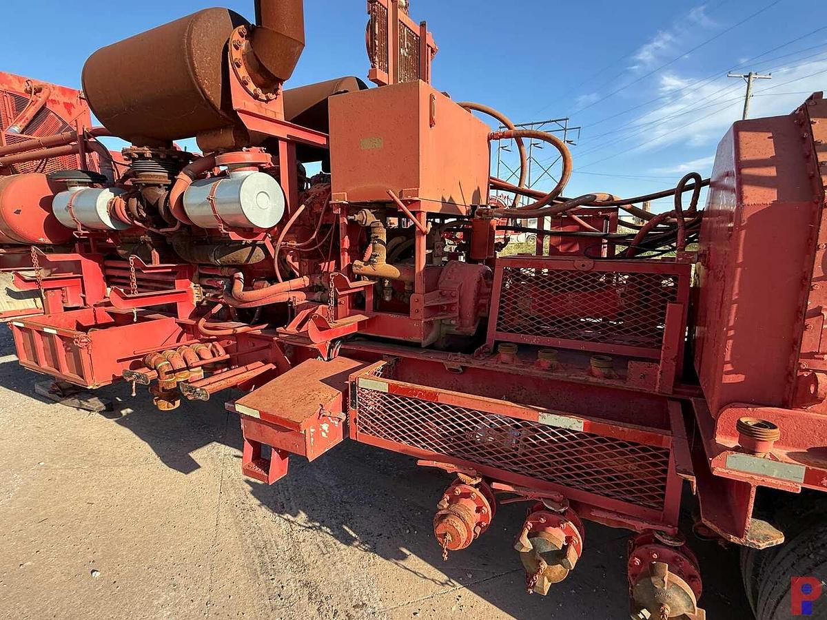 Used SPM 2,000 HP TRIPLEX ACID PUMP P/B DETROIT 16V149TTIA ON T/A TRAILER