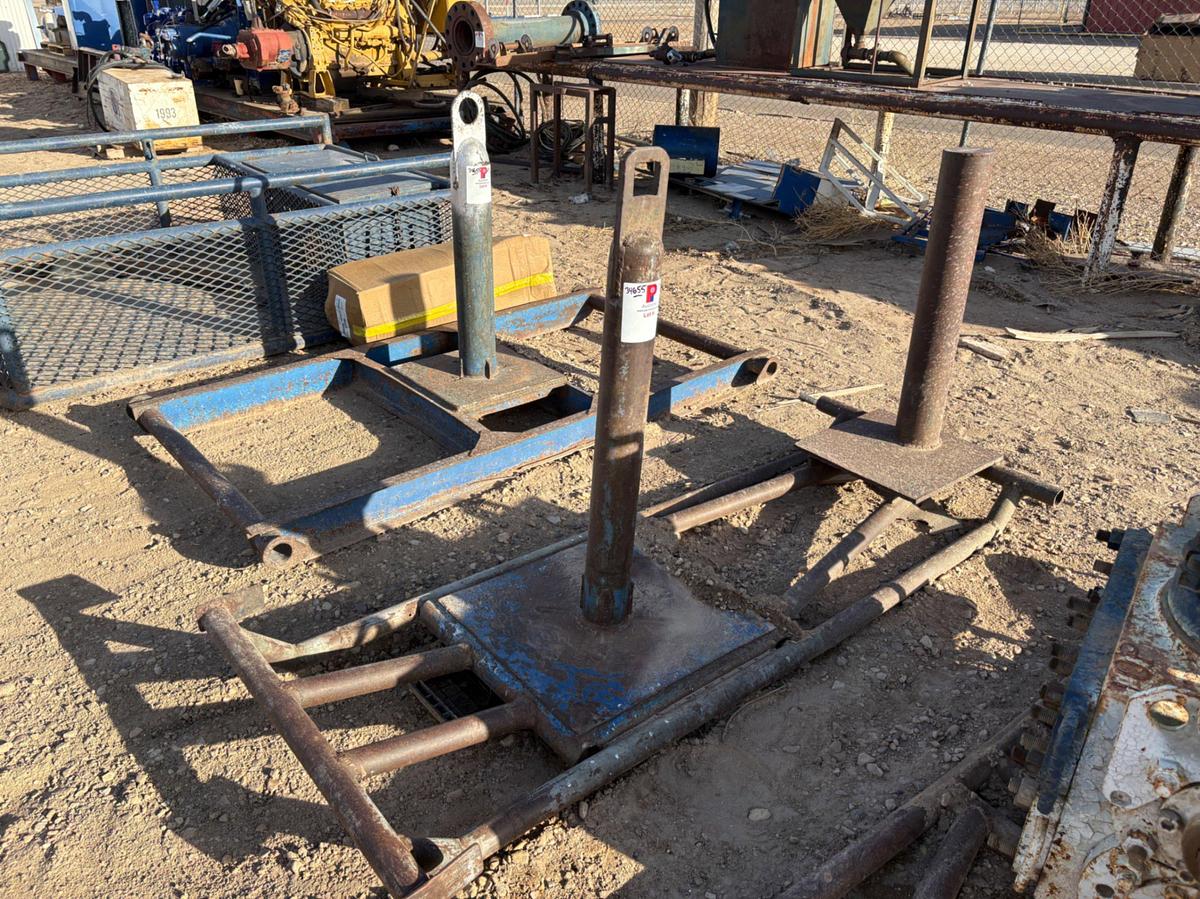 Used 7-1/16” 3M double manual BOP w/ (3) transport skids