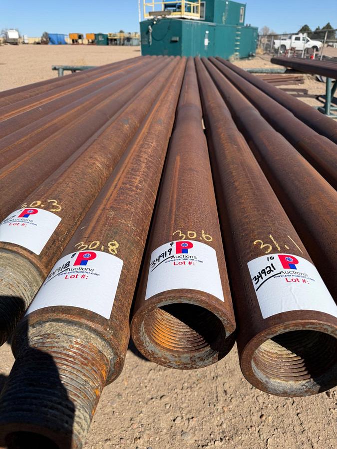 Used 6-1/4" OD X 2-1/4" ID X 30.6' L SGL. RECESS SLICK DRILL COLLAR W/ 4-1/2" XH CONN.