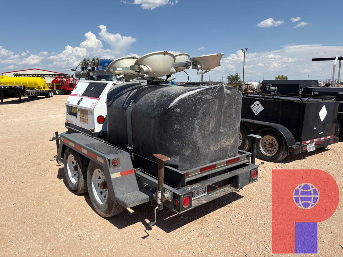 Used 2012 MAGNUM TRAILERS MTT20 20KW T/A BUMPER PULL LIGHT TOWER TRAILER