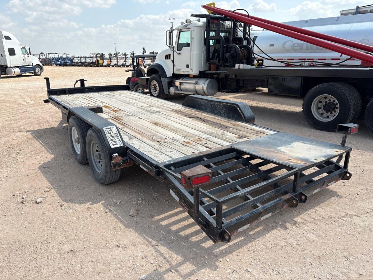 Used 2018 BIG TEX 20’ X 7’ T/A BUMPER PULL TRAILER