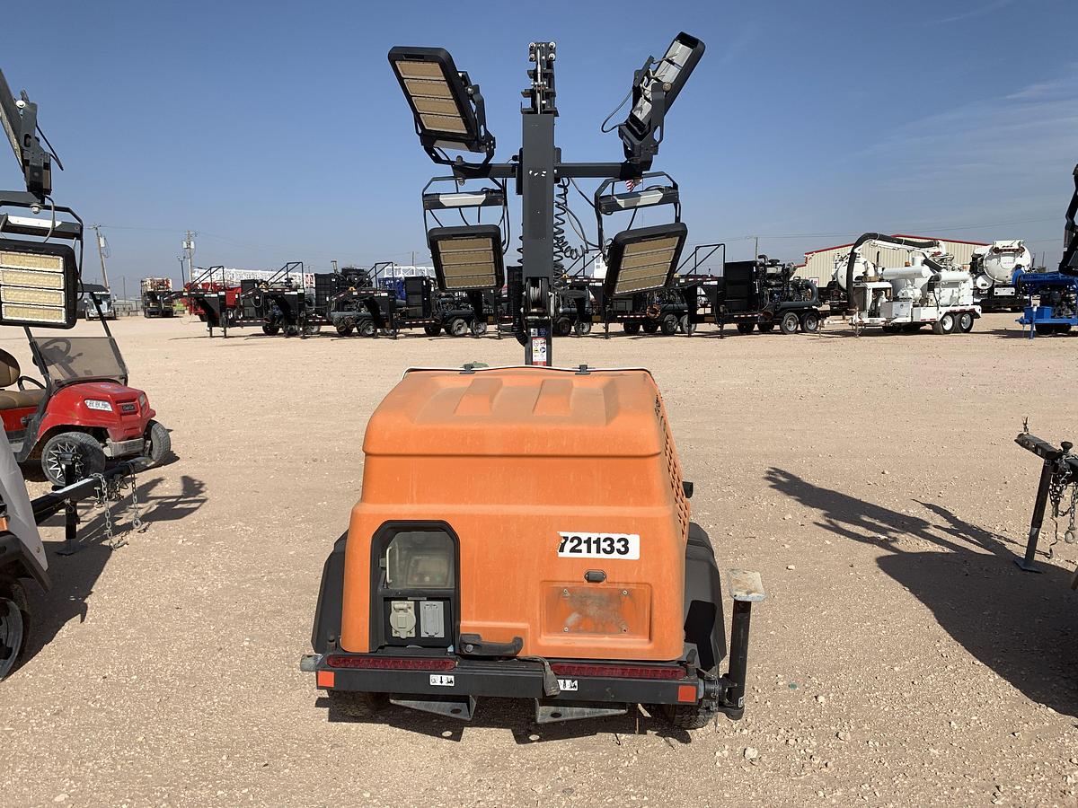 Used 2018 GENERAC MLT6SMD 6KW S/A BUMPER PULL LED LIGHT TOWER