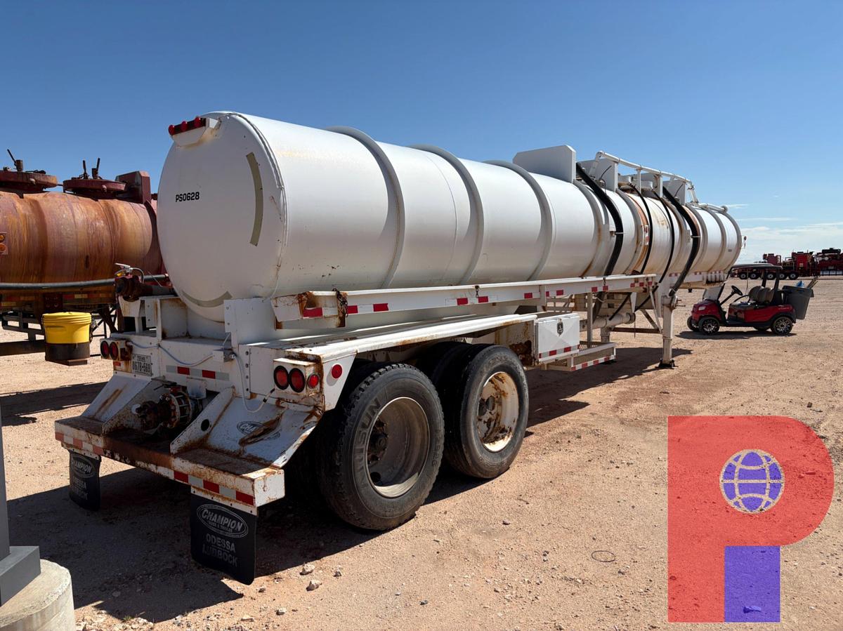 Used 2012 OVERLAND TANK 10,000GAL 3-COMPARTMENT T/A ACID TRANSPORT TRAILER