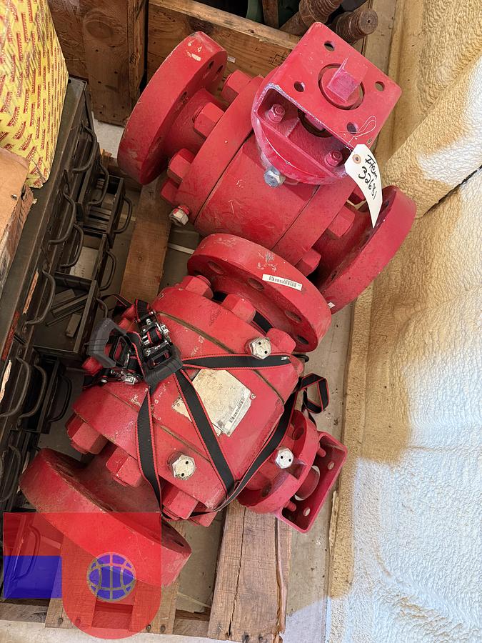 Used (2) NACE 4X4 6FA V515, 3,200 WP, FLOW VALVES