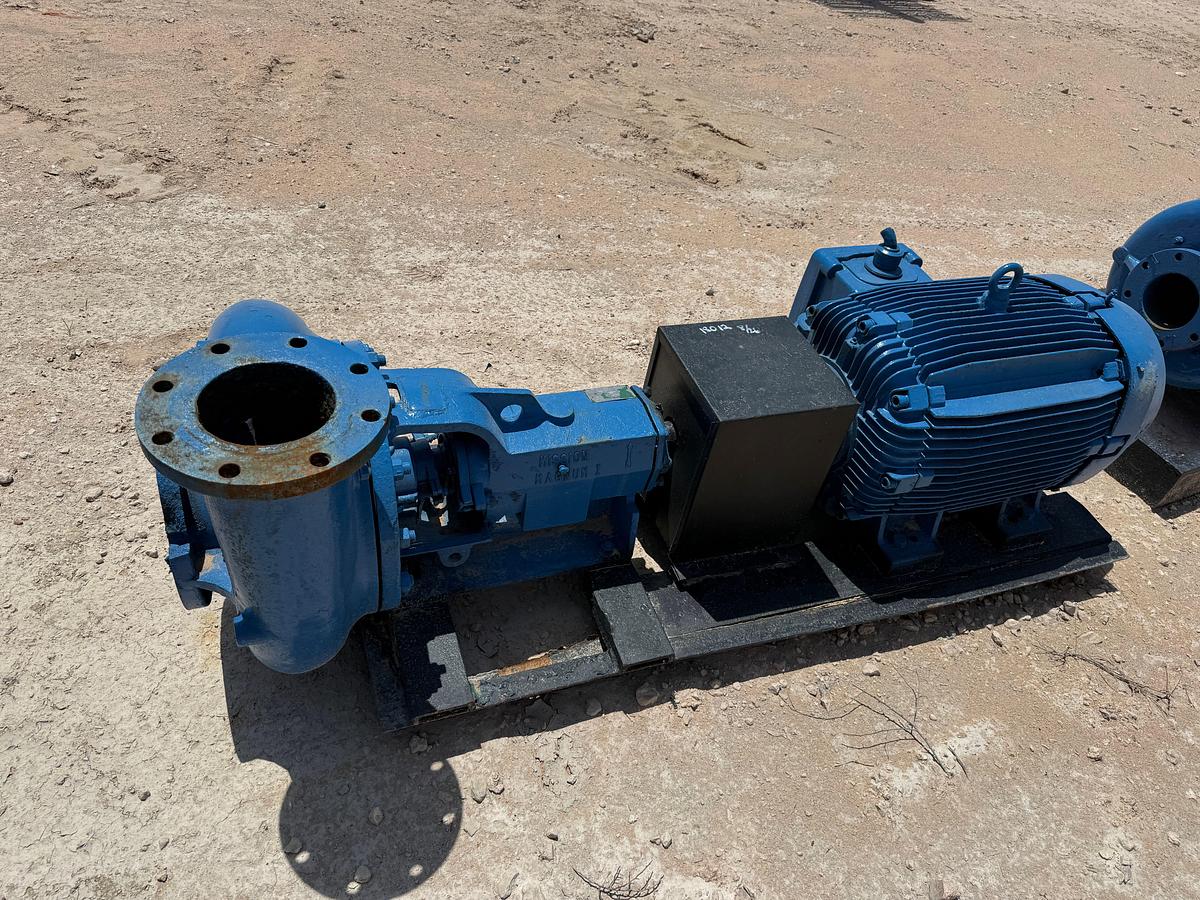 Used MISSION MAGNUM 8x6x14 CENTRIFUGAL PUMP P/B 60-HP ELECTRIC MOTOR