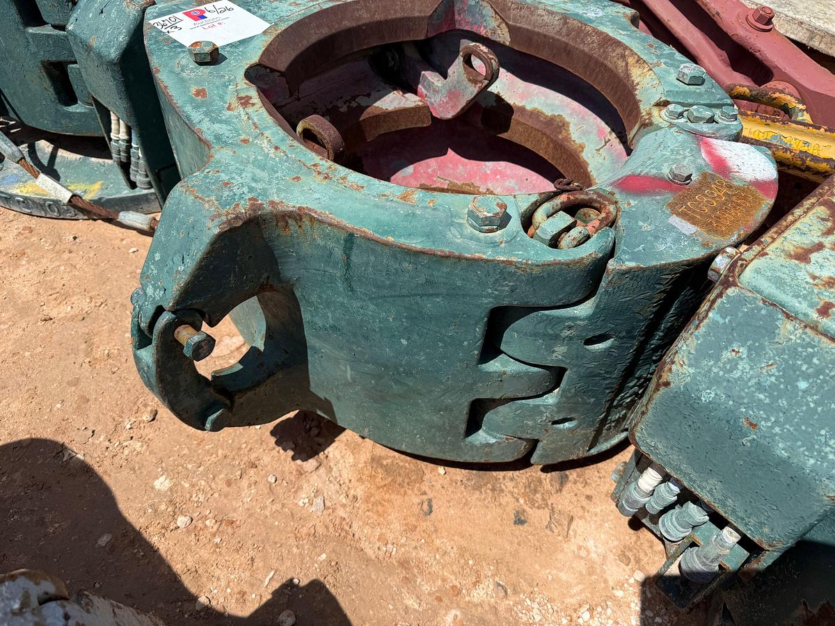 Used LOT W/ (3) BJ 250-TON SLIP TYPE SPIDER CASING ELEVATORS