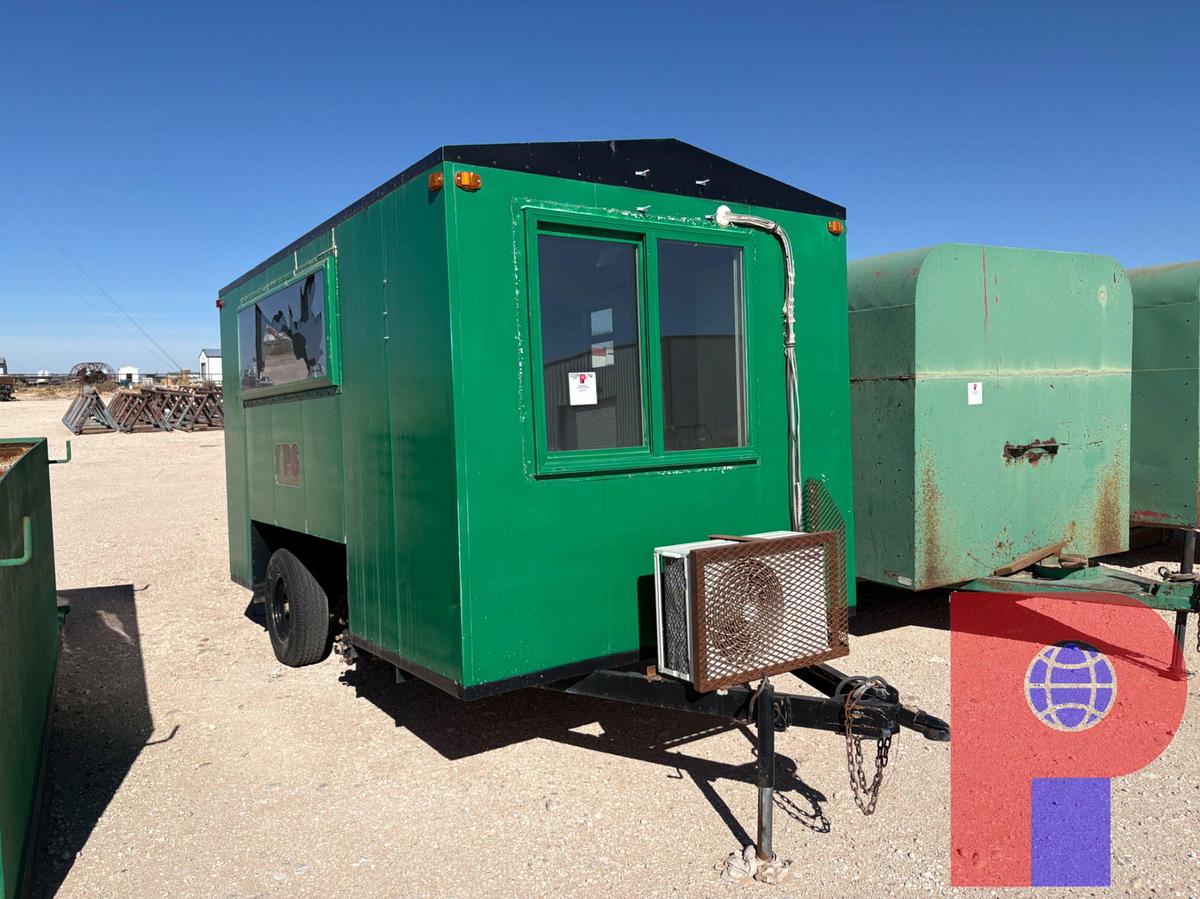 Used SHOPBUILT 12’ X 7’ T/A BUMPER PULL DOGHOUSE TRAILER