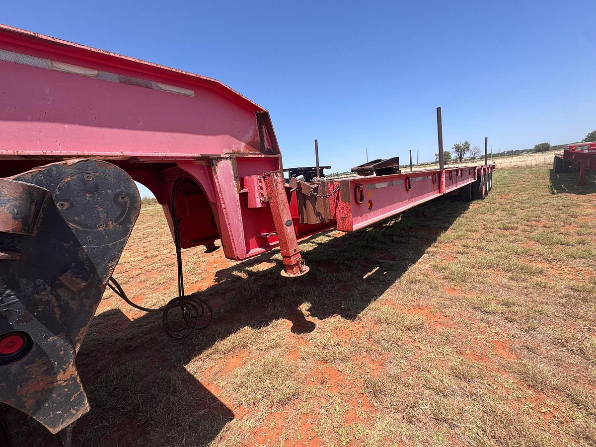 Used 2001 ATOKA 3 AXLE STIFF NECK OILFIELD LOWBOY TRAILER