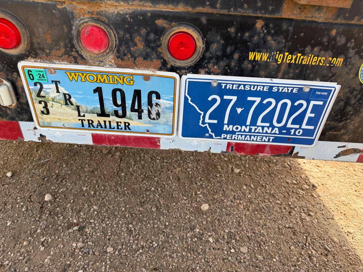 Used 2008 Big Tex 20’ Flatbed Trl. W/ well service rig parts