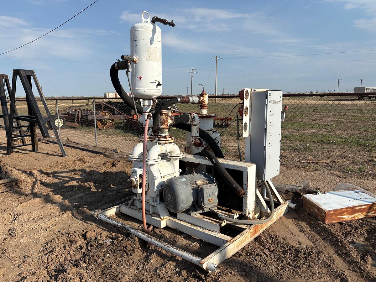 Used Siemens ELMO-F skidded vacuum pump unit