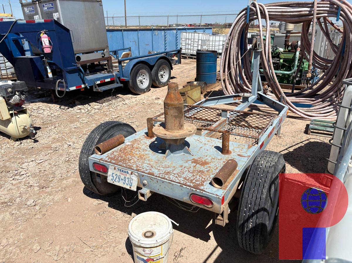 Used SHOPBUILT 10’ X 4’ S/A BUMPER PULL BOP TRAILER
