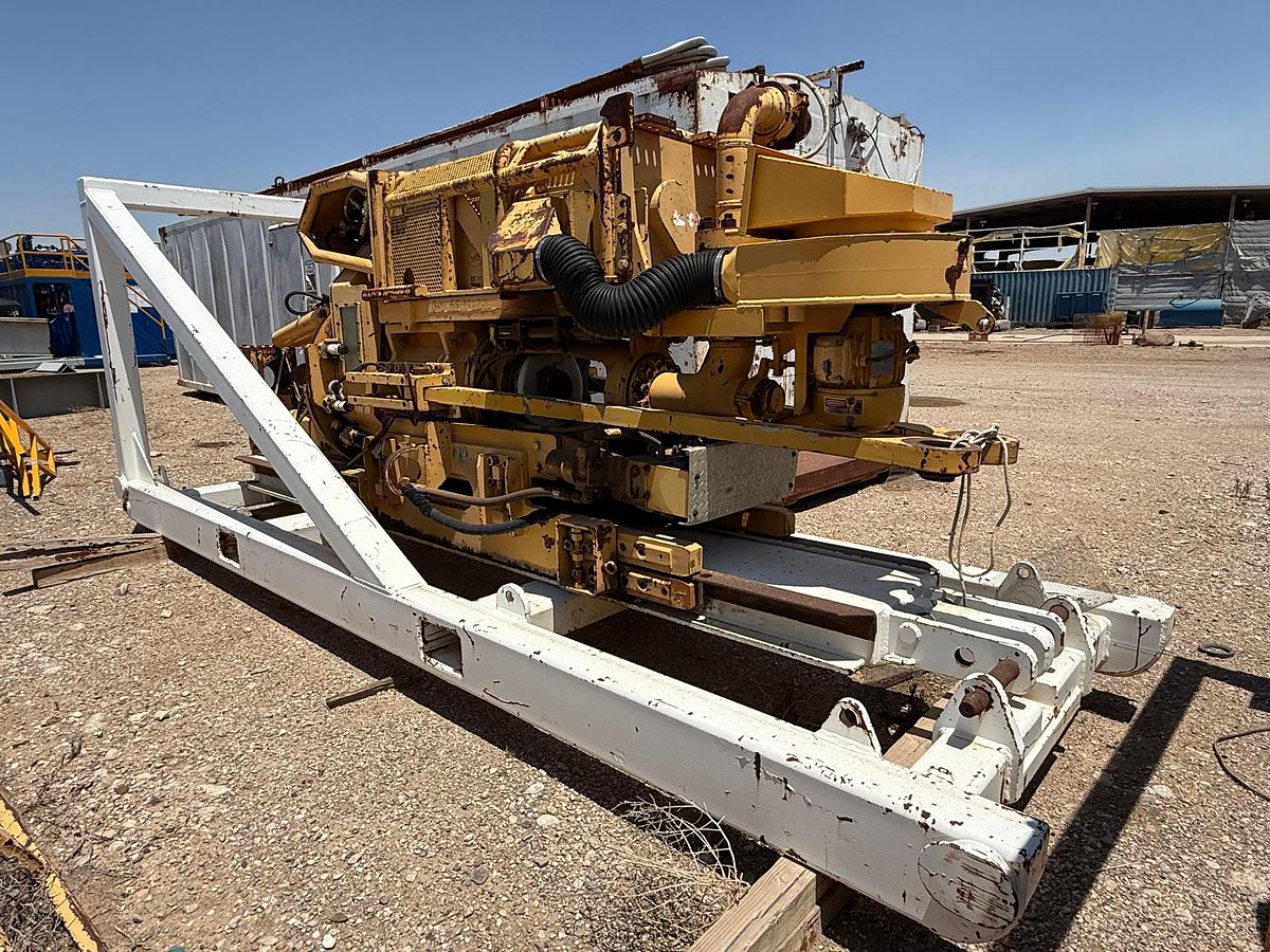 Used CANRIG MOD 4017AC-122 175-TON NC-46 CONN 5K WP TOP DRIVE W/ TRANSPORT SKID