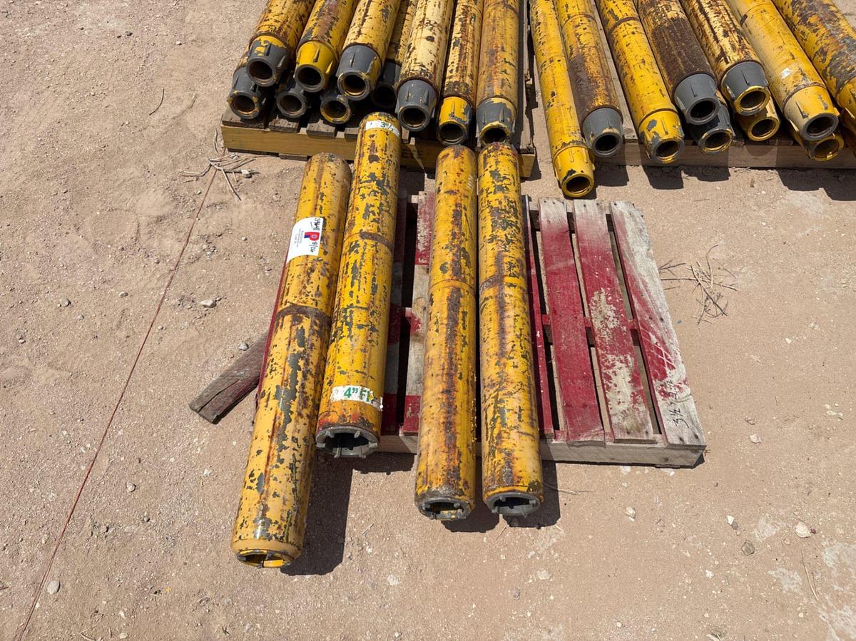 Used (4x$) assorted 3-1/2if x 4”FH X-over subs