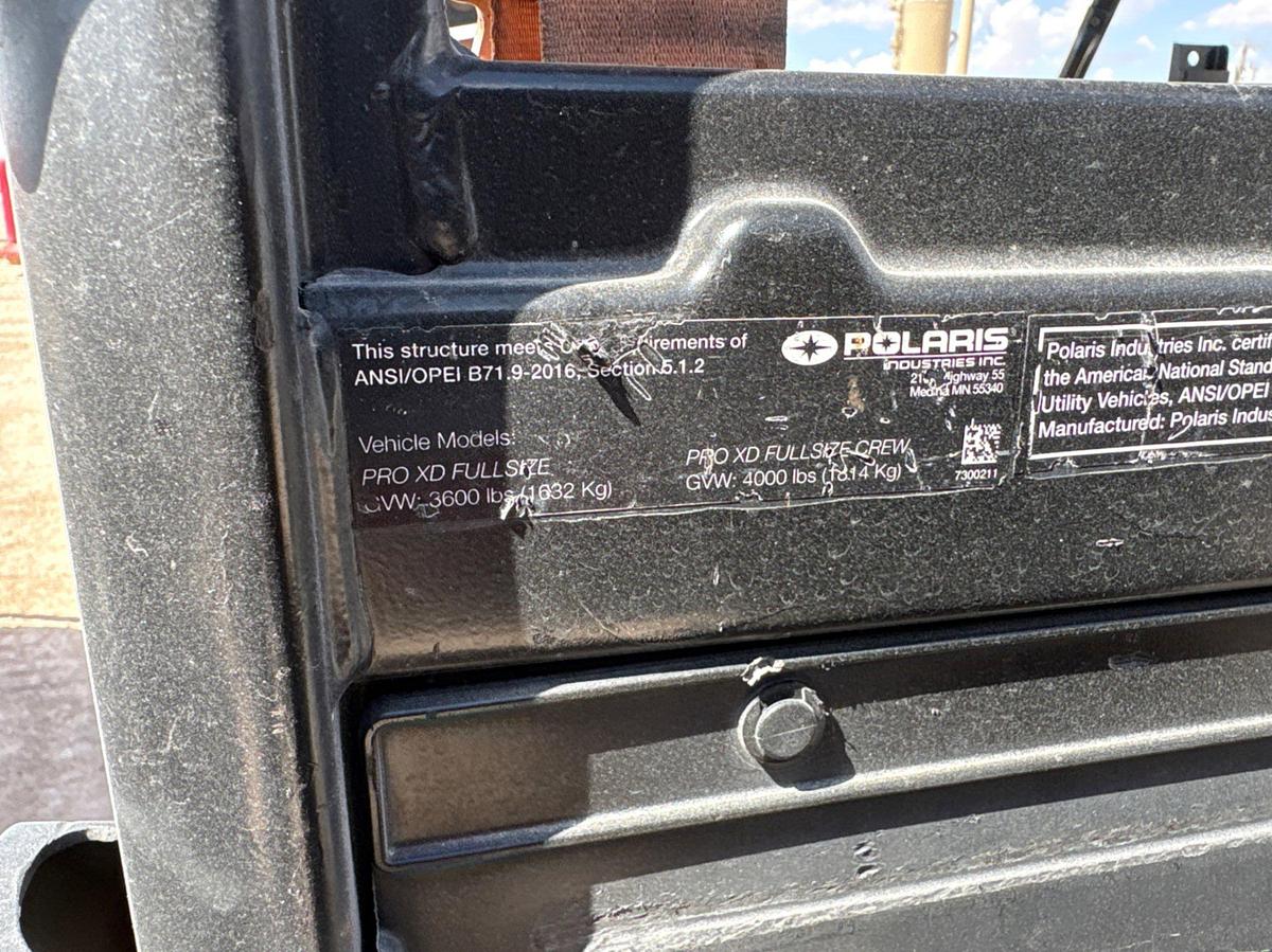 Used 2021 POLARIS PRO XD SIDE BY SIDE UTV