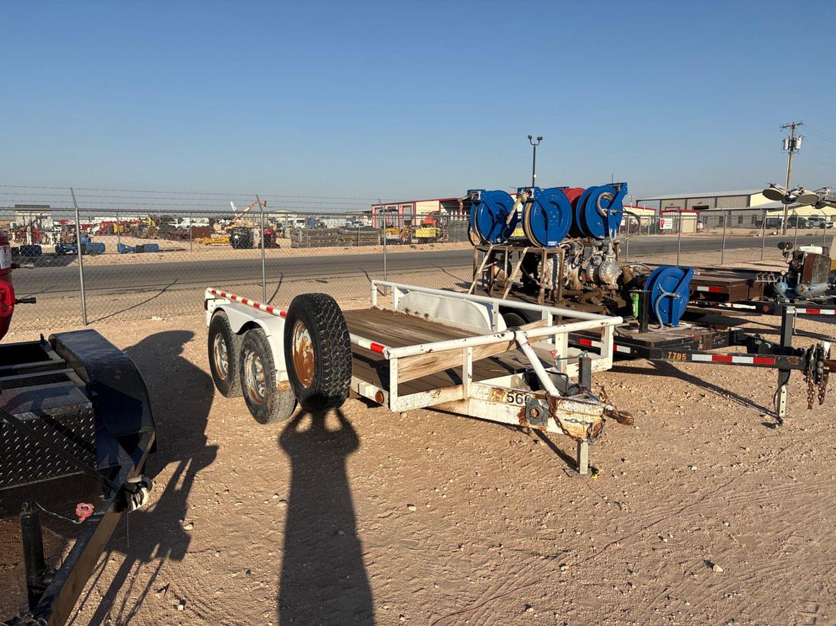 Used 2005 TEXAS BRAGG 12’ X 6.5’ T/A BUMPER PULL UTILITY TRAILER