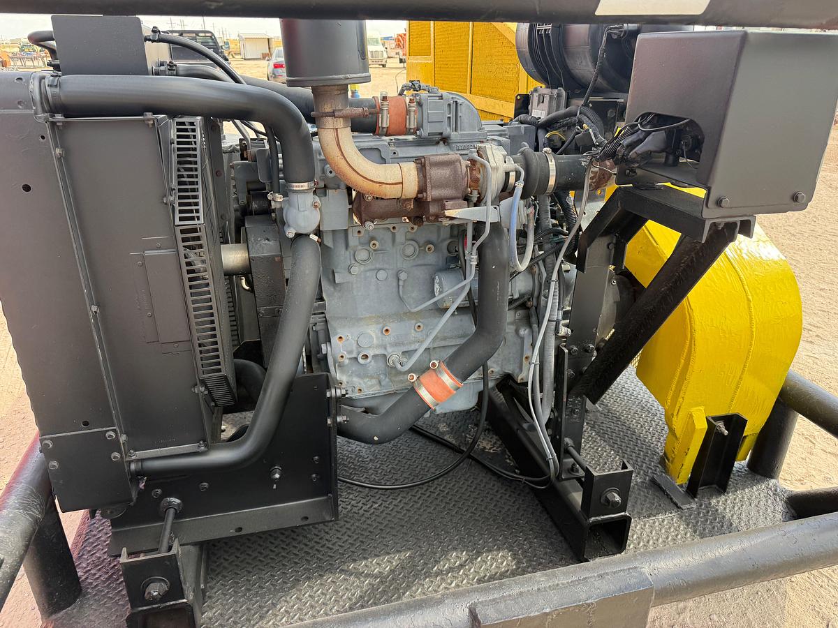 Used GARDNER DENVER FCFXXU 5x8 DUPLEX MUD PUMP P/B DEUTZ 131-HP DIESEL ENGINE SKIDDED