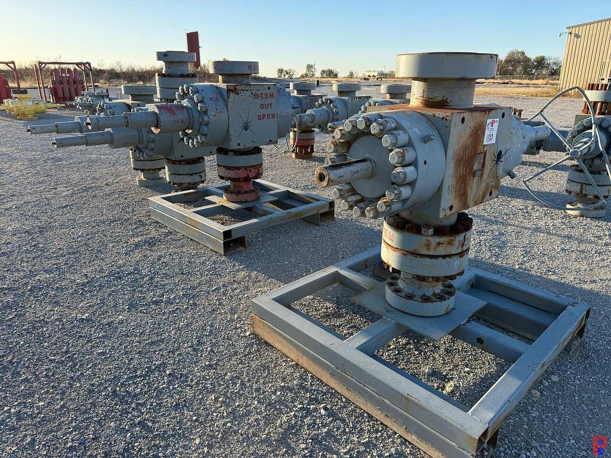 Used (4 X $) 7-1/16” 15K WP MANUAL FRAC VALVES